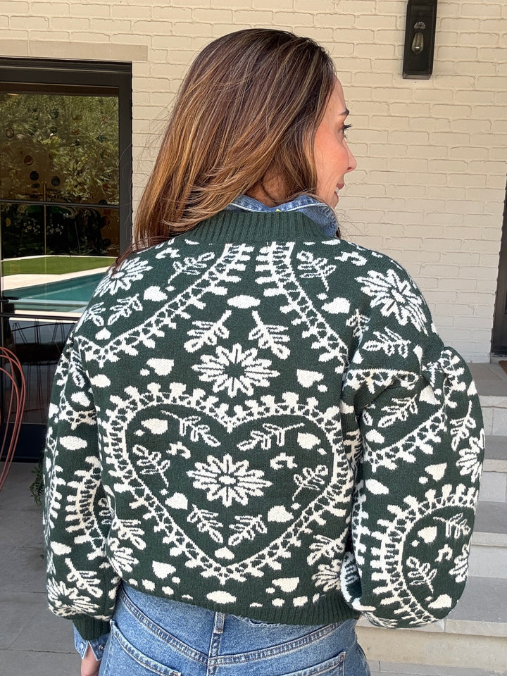 GENEVA HEART SWEATER
