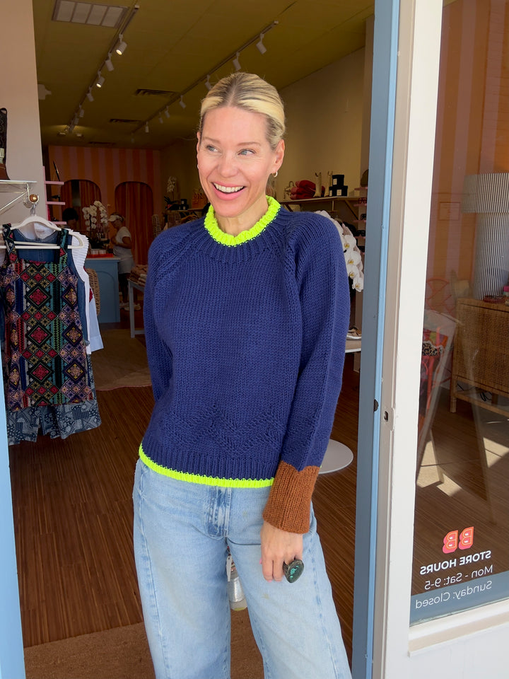 SERPENTINA SWEATER BLUE