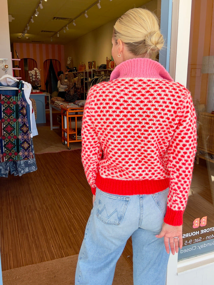 OPTIMIST PINK SWEATER