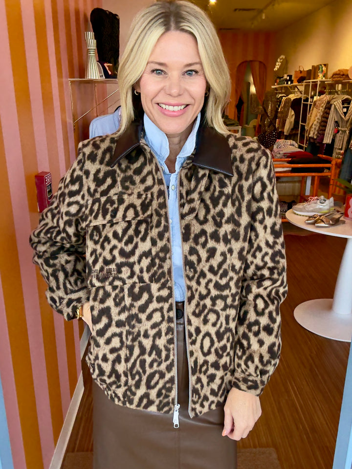 BELINE LEOPARD JACKET