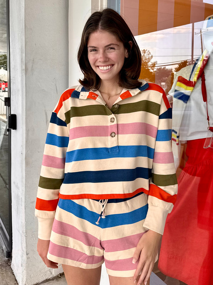 JUNIE STRIPE SET