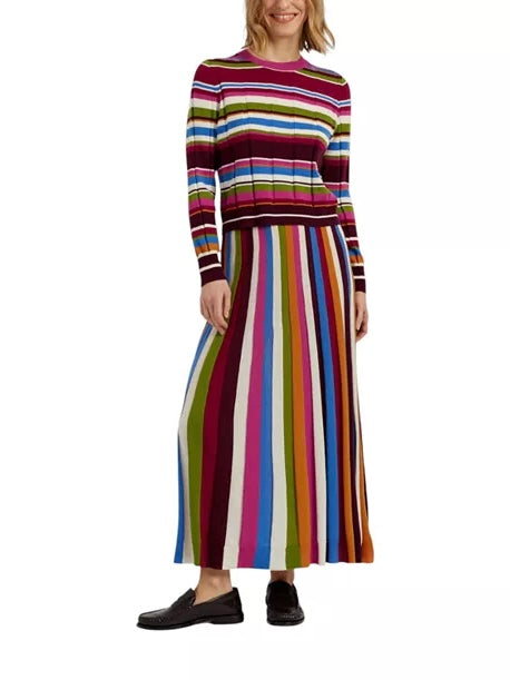 CYNDY STRIPE SKIRT