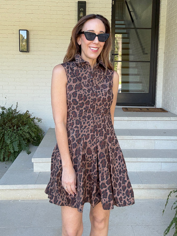LAUREN LEOPARD DRESS