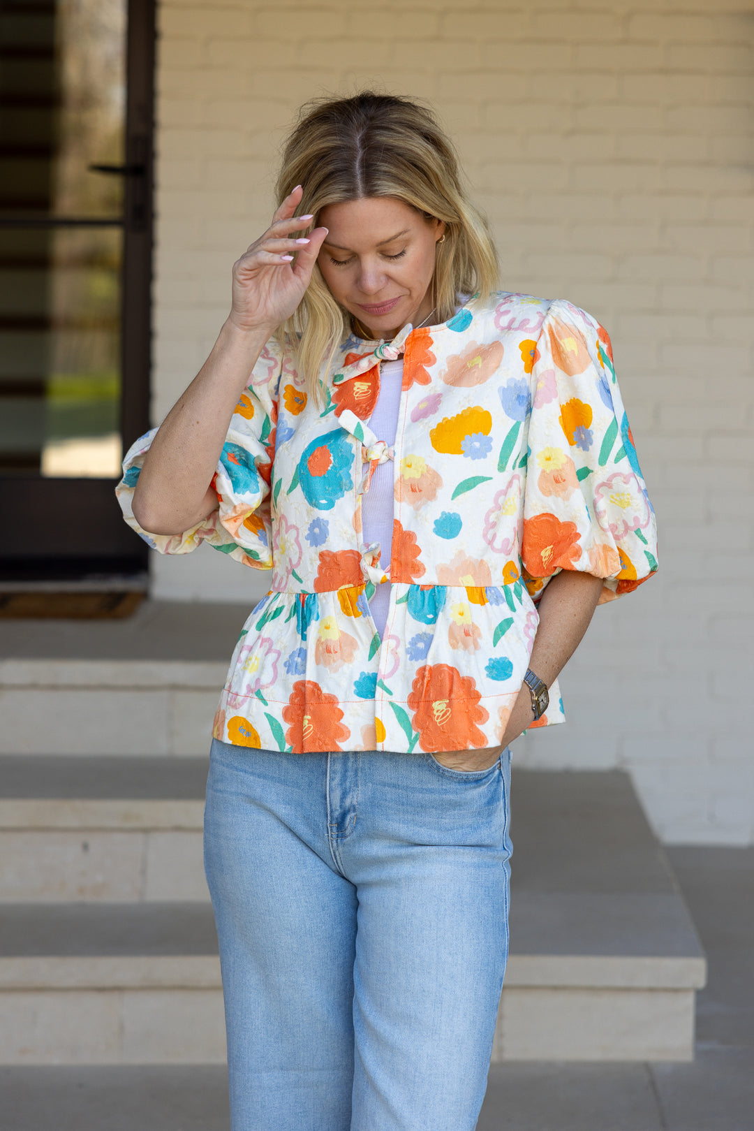 FINA FLORAL TOP