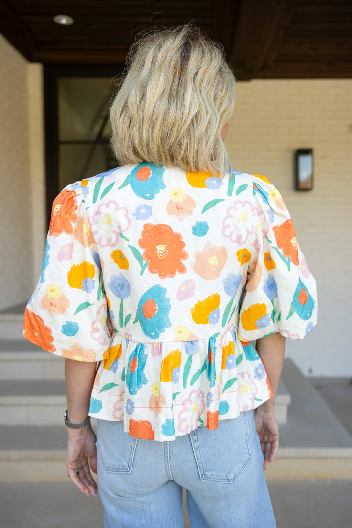 FINA FLORAL TOP