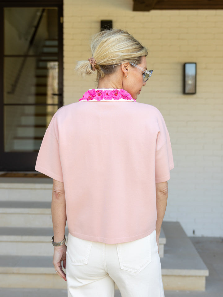 HOISEAU BEADED POLO