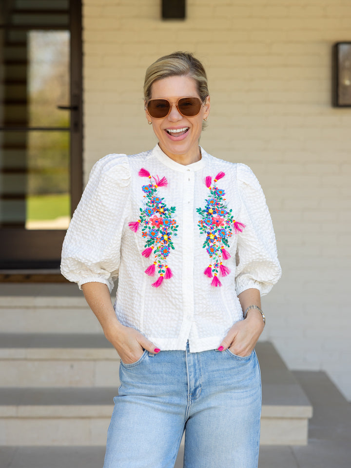 HEARTFELT EMBELLISHED SHIRT