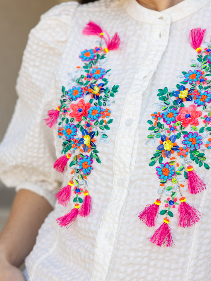 HEARTFELT EMBELLISHED SHIRT