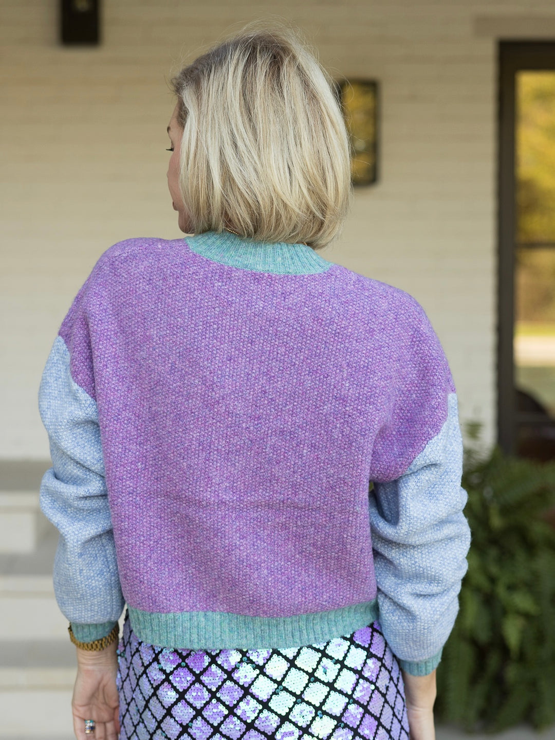 LEENA LAVENDER CARDIGAN