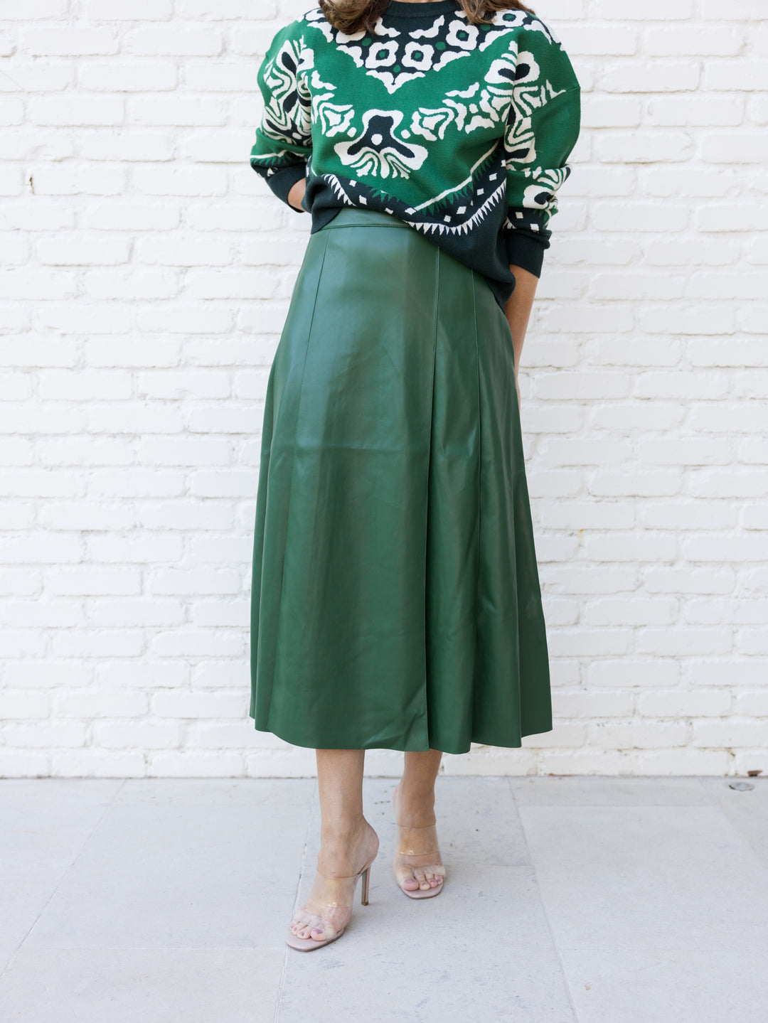 GITA GREEN SKIRT