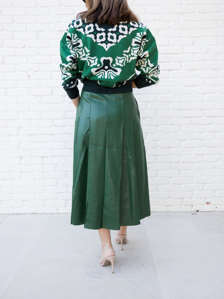 GITA GREEN SKIRT