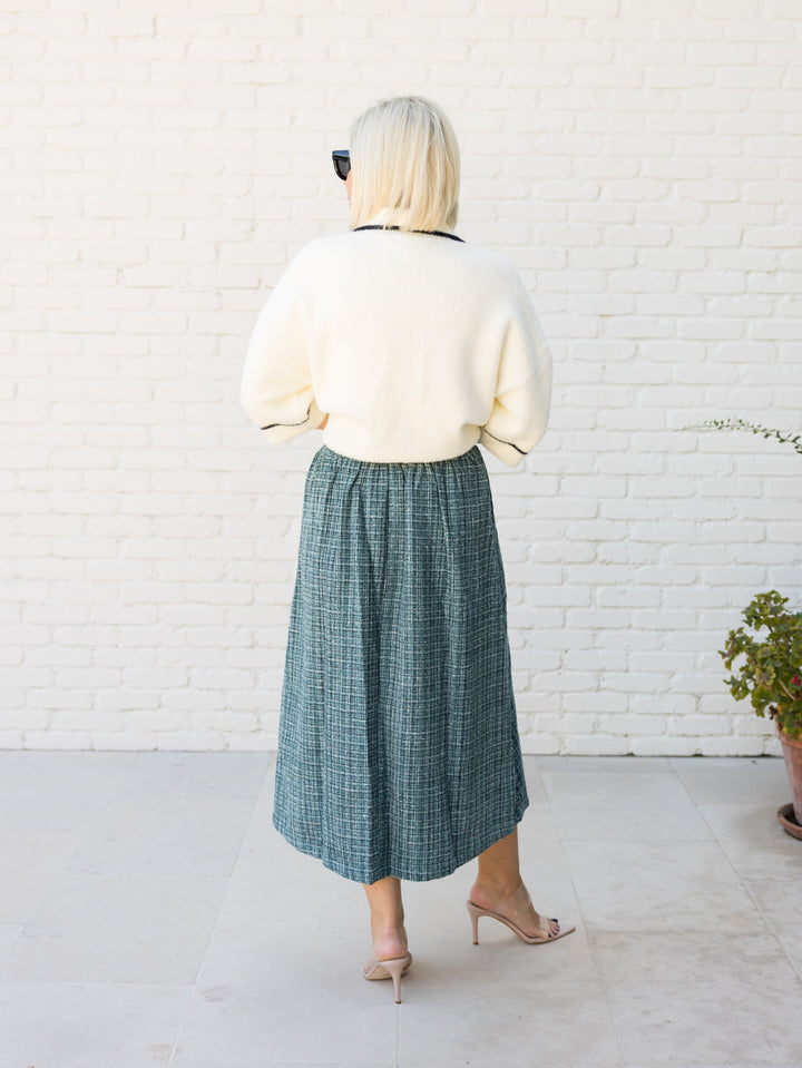 WINTHROP TWEED SKIRT