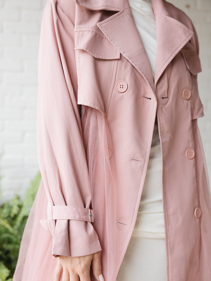 CARRIE TULLE TRENCH