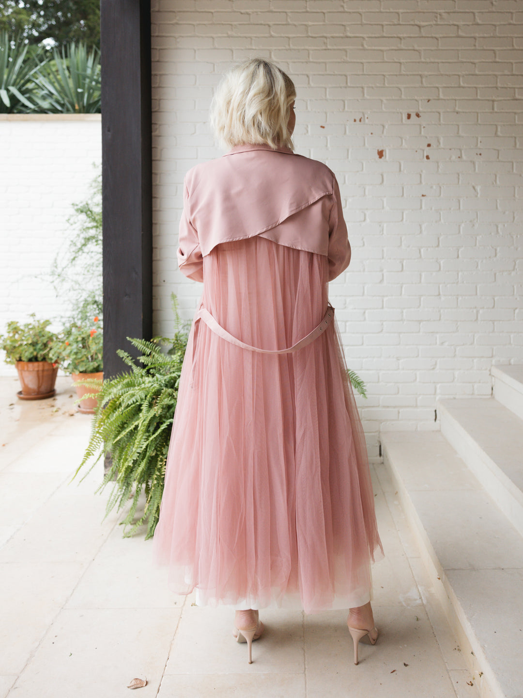 CARRIE TULLE TRENCH