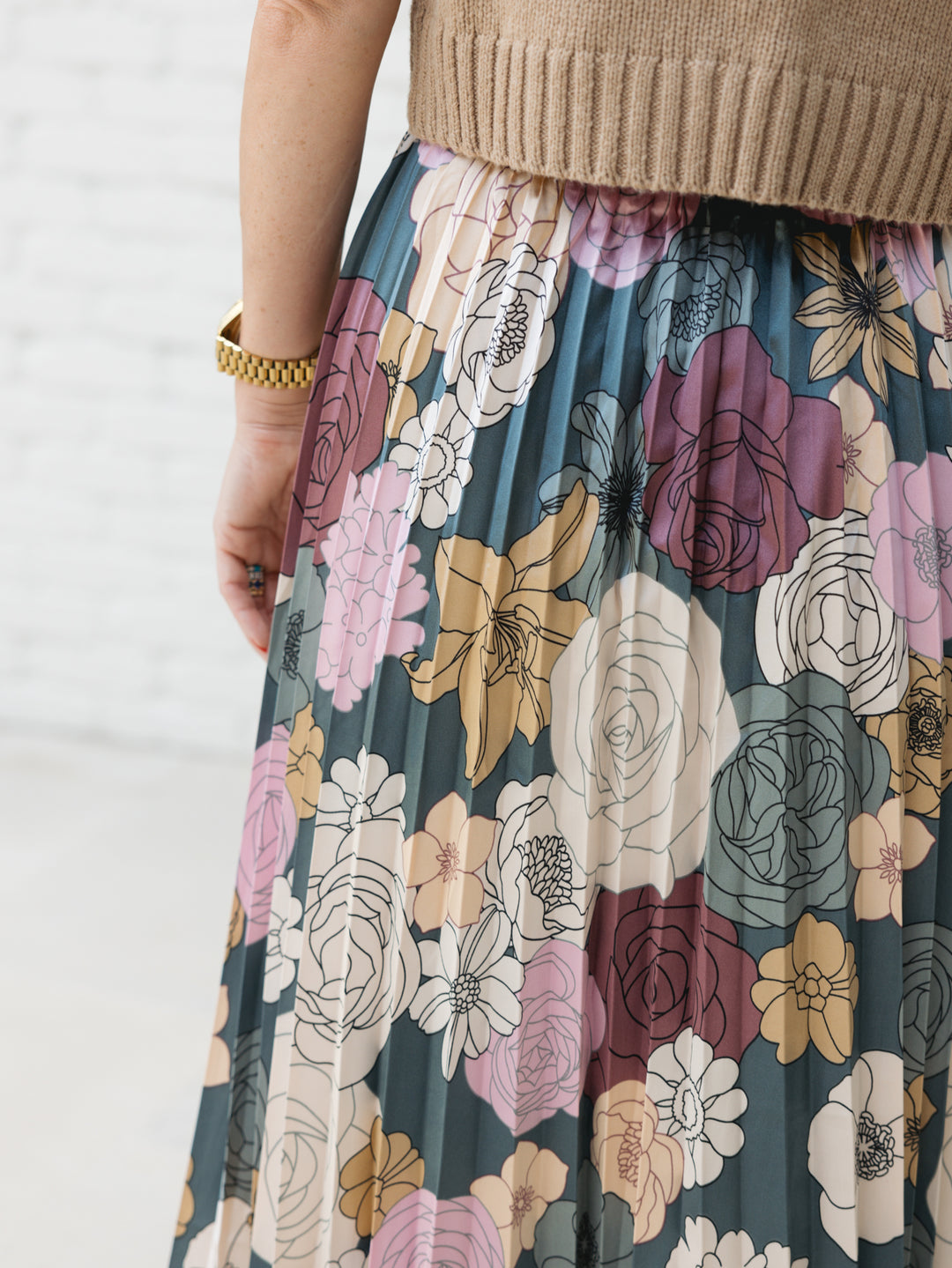 HAMPDEN TEAL SKIRT