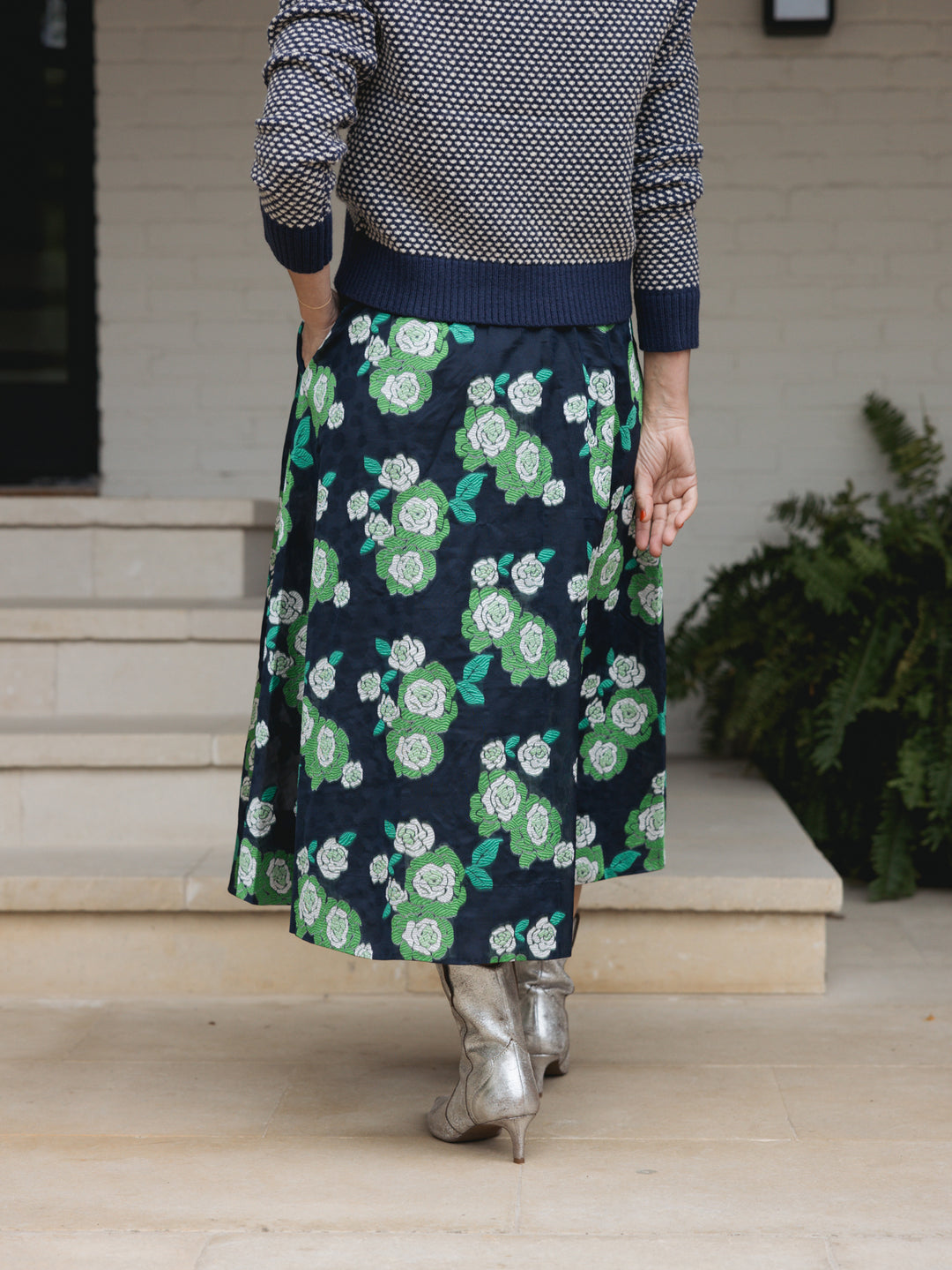 GEORGETTE MIDI SKIRT