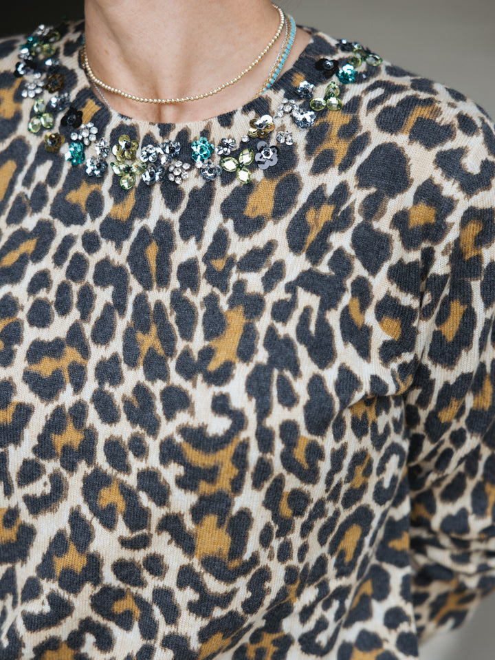 GALLER LEOPARD KNIT