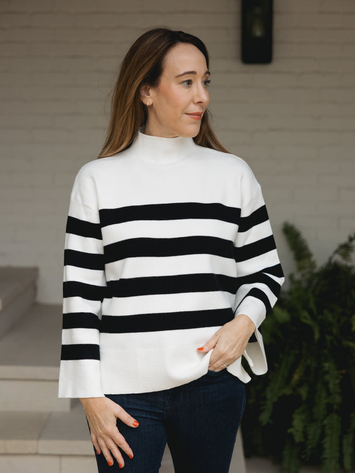 CLIVIA STRIPE SWEATER