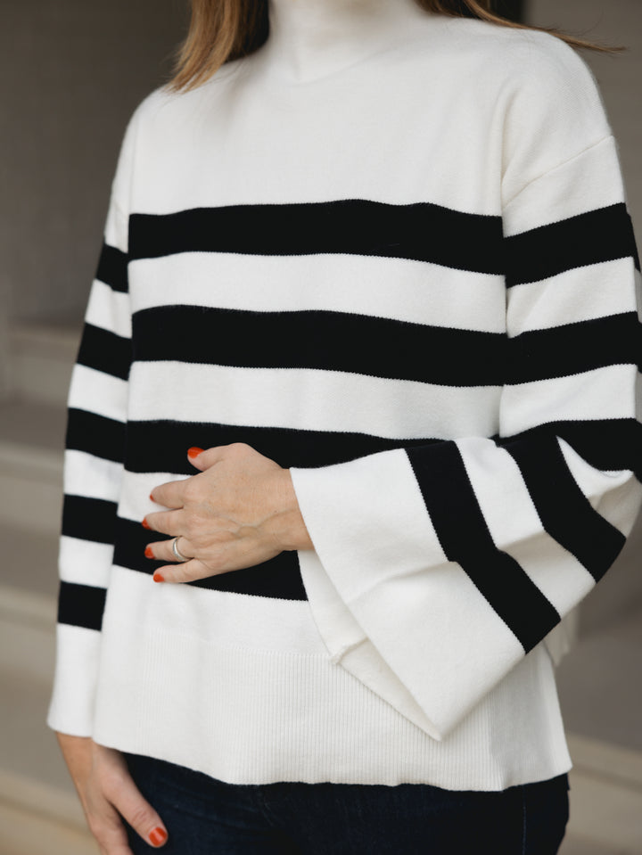 CLIVIA STRIPE SWEATER