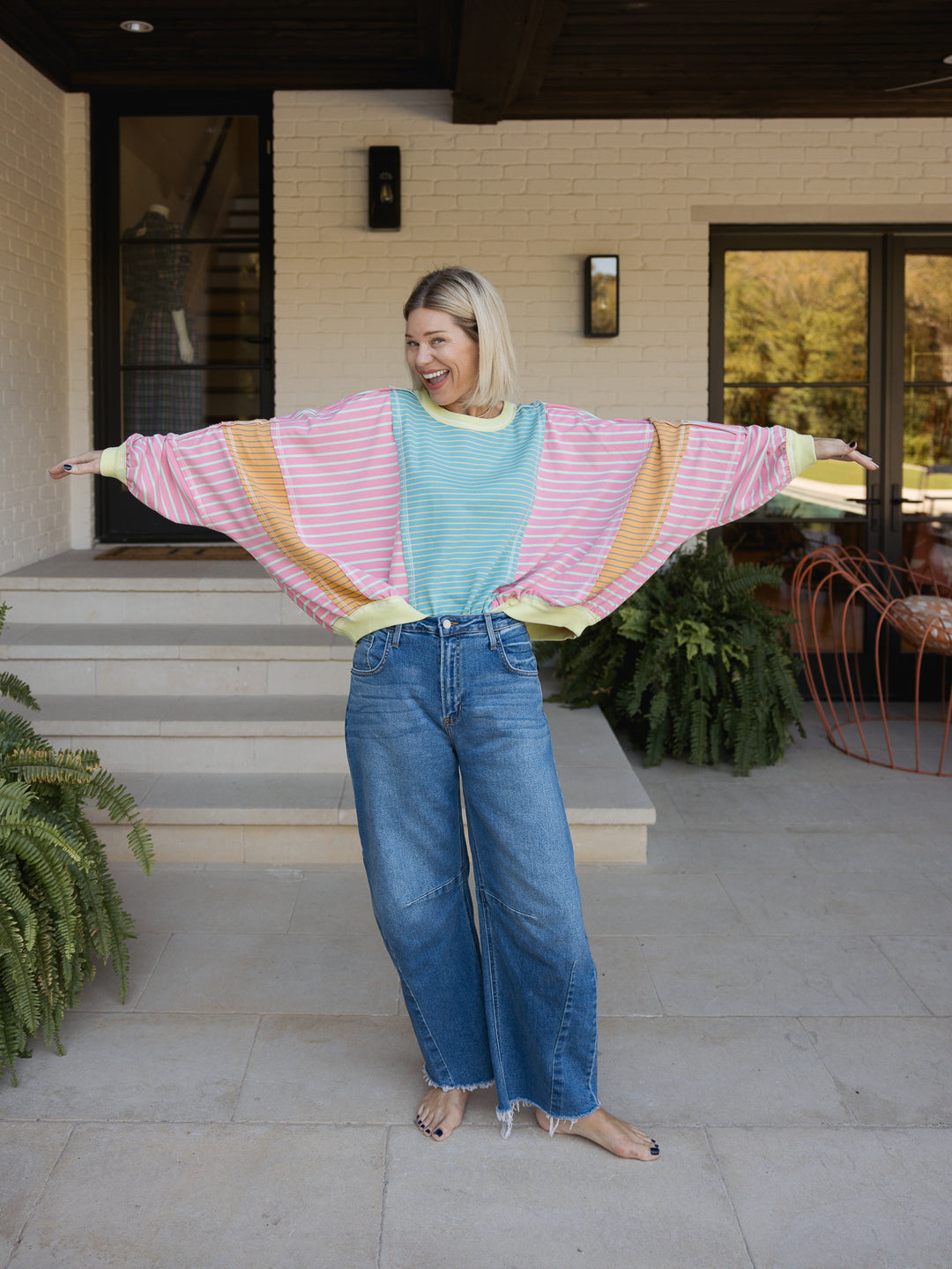 CYNTHIA STRIPED TOP