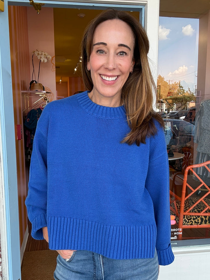 ASHER SWEATER BLUE