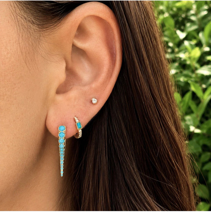 SUMMER SPIKE HUGGIE TURQUOISE