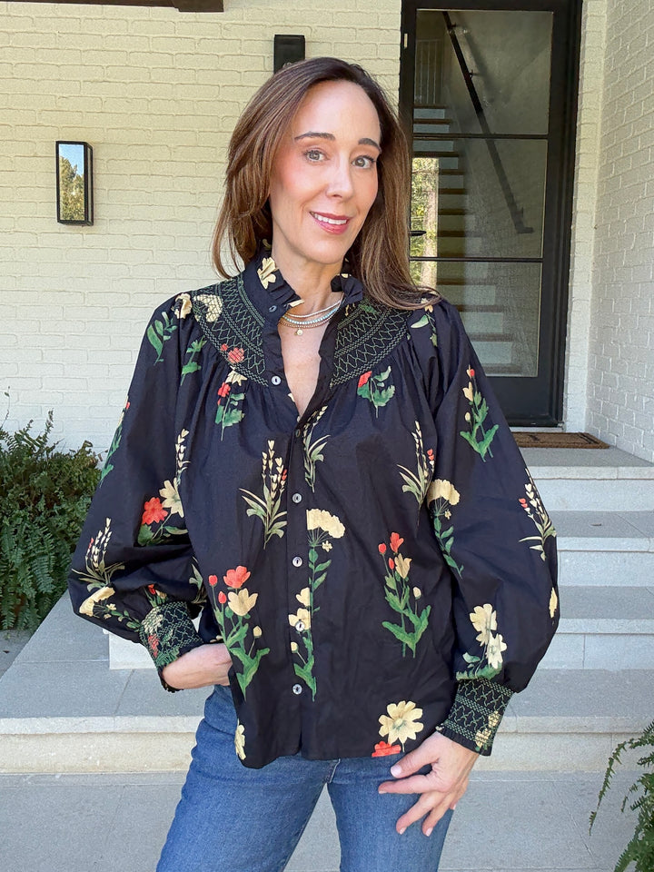 AVA FLORAL TOP