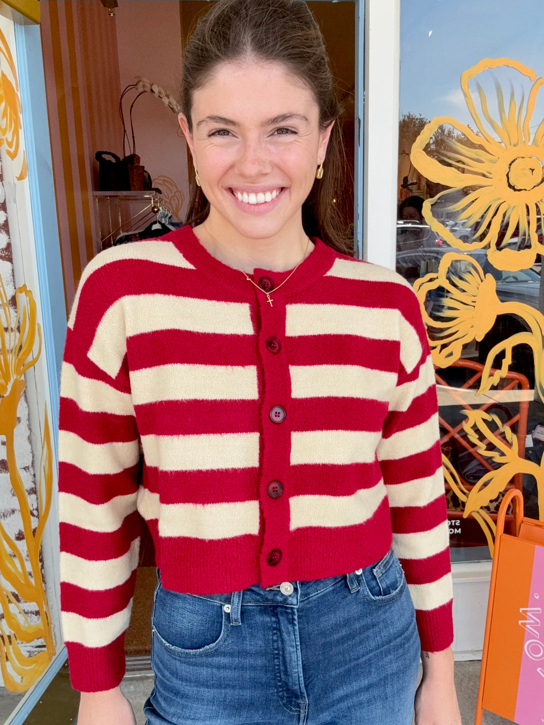 FIONA CHERRY CARDIGAN