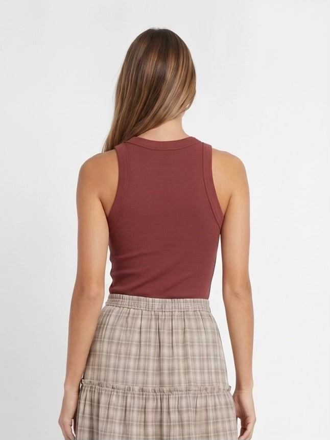 BARRE ESSENTIAL TANK TERRACOTTA