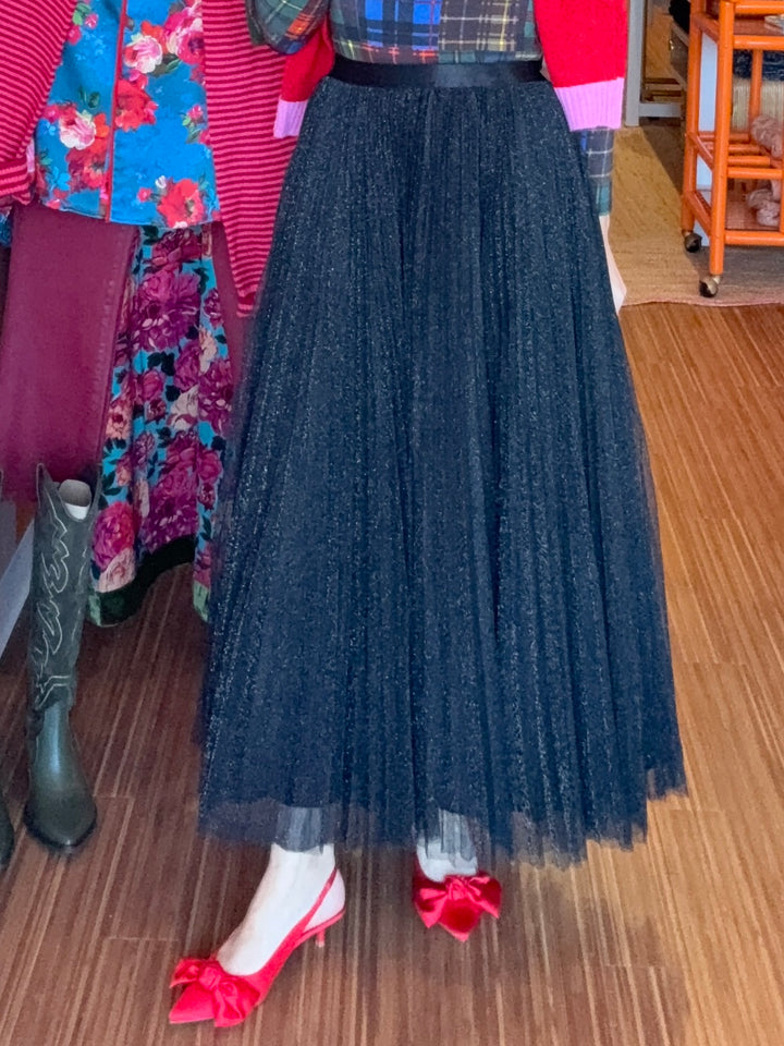 TALULAH PLEATED MIDI SKIRT