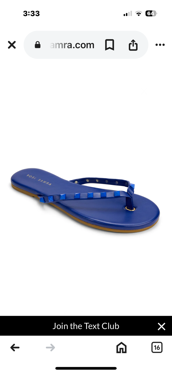 RIVINGTON COBALT SANDAL