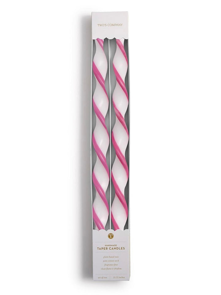 TWIST PINK RIBBON CANDLE