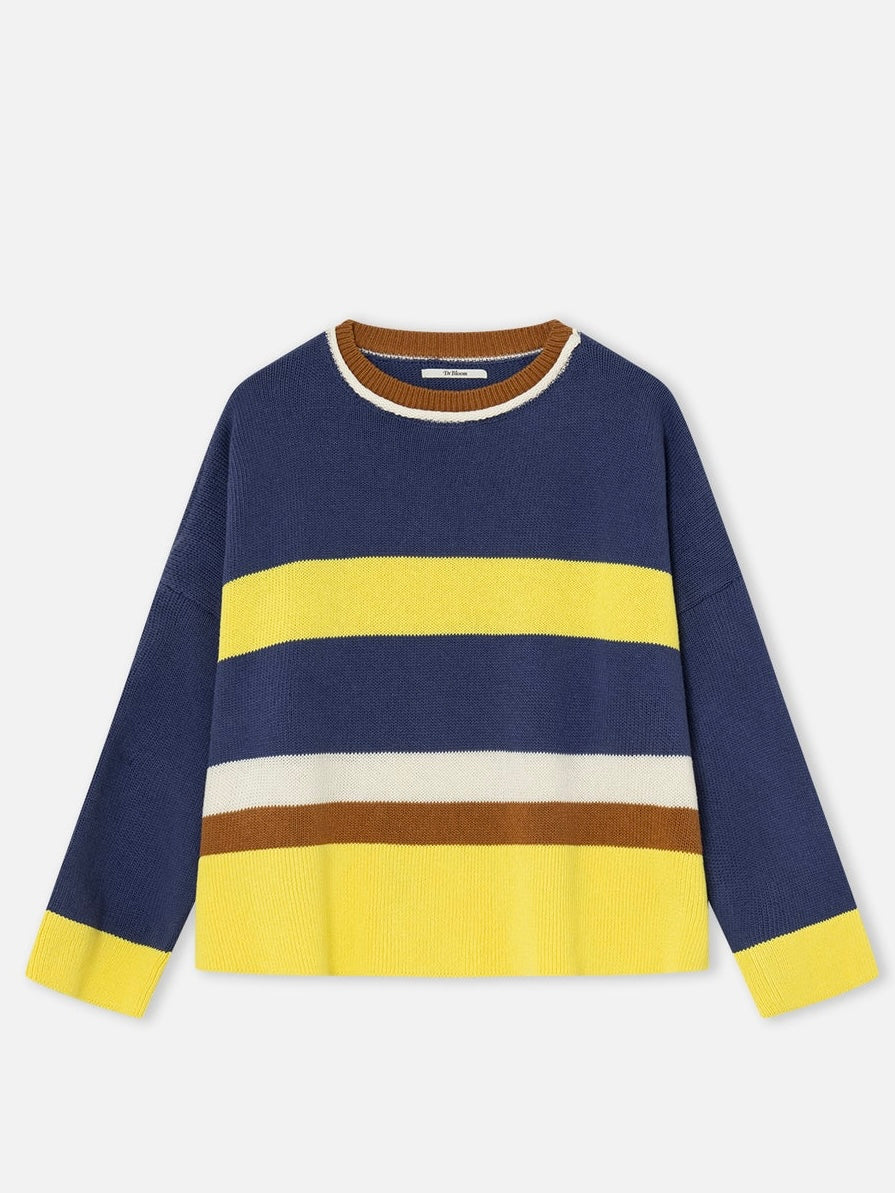 SOLETE NAVY SWEATER