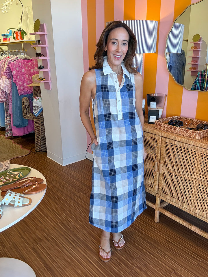 CORDELIA PLAID DRESS