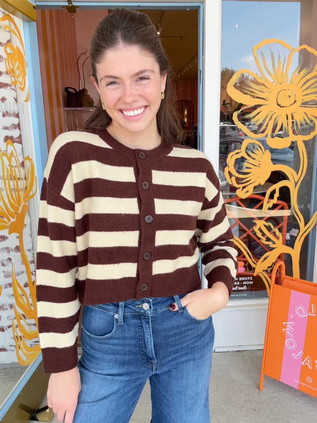 FIONA CHOCOLATE CARDIGAN