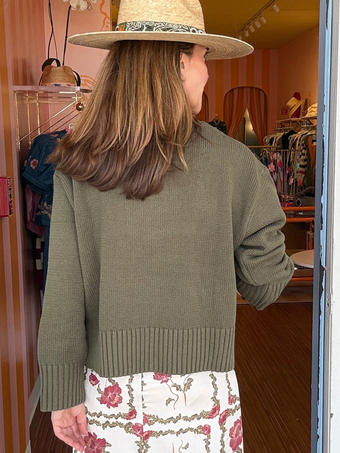 ASHER SWEATER OLIVE