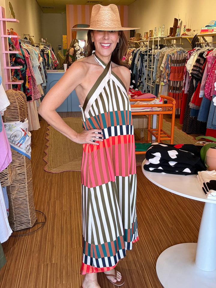 HANNAH HALTER DRESS
