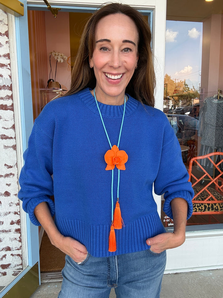 ASHER SWEATER BLUE