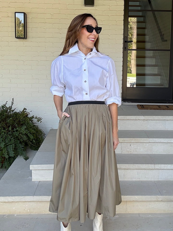 ODEM OLIVE SKIRT