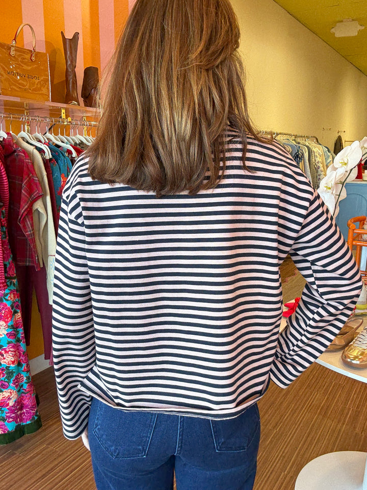 NORAH NAVY STRIPE TEE