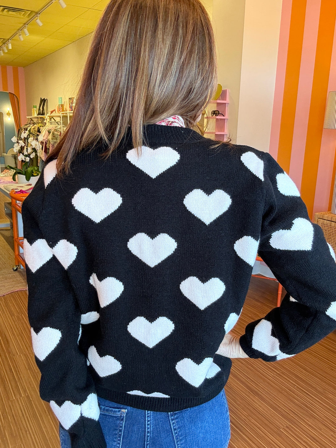 LUVIE HEART SWEATER