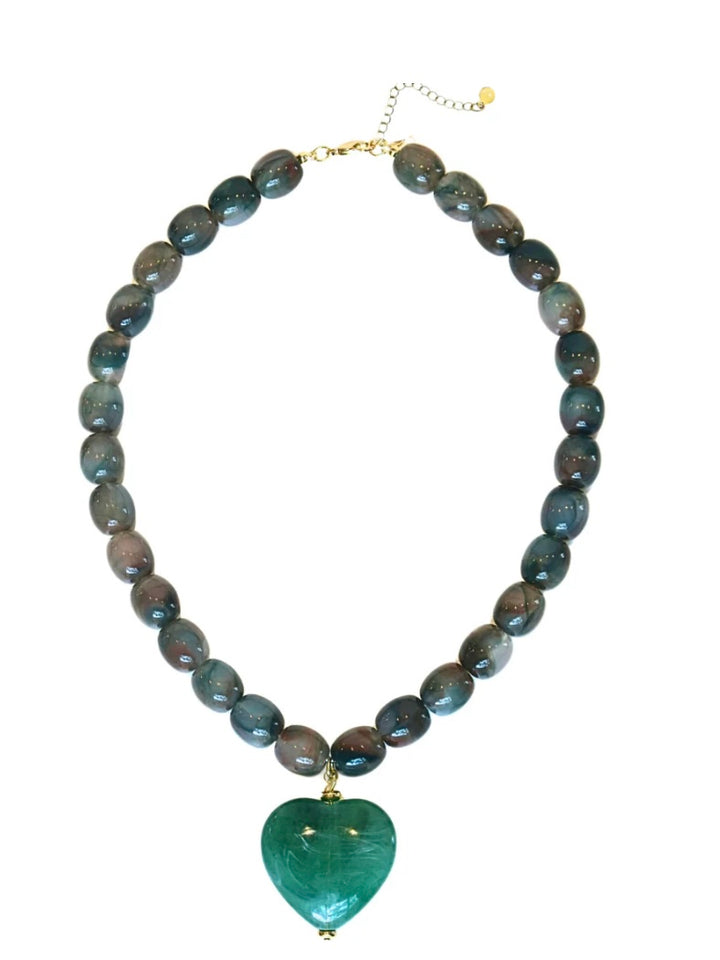 AMOUR NECKLACE GREEN