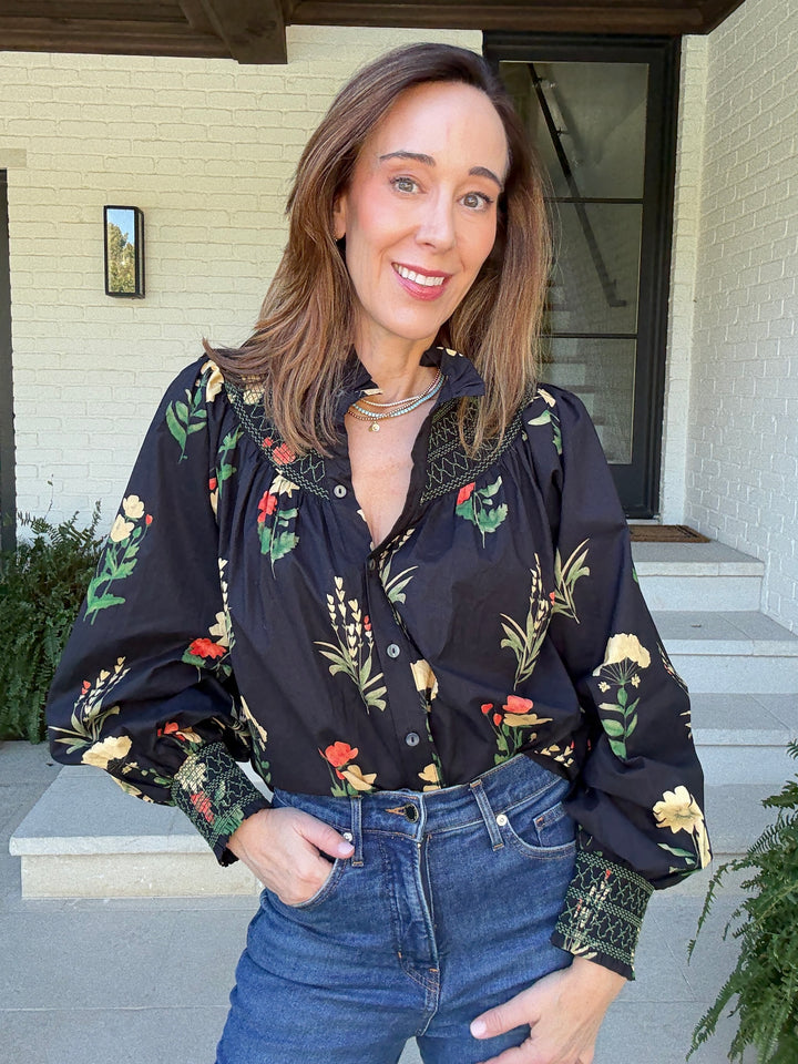 AVA FLORAL TOP