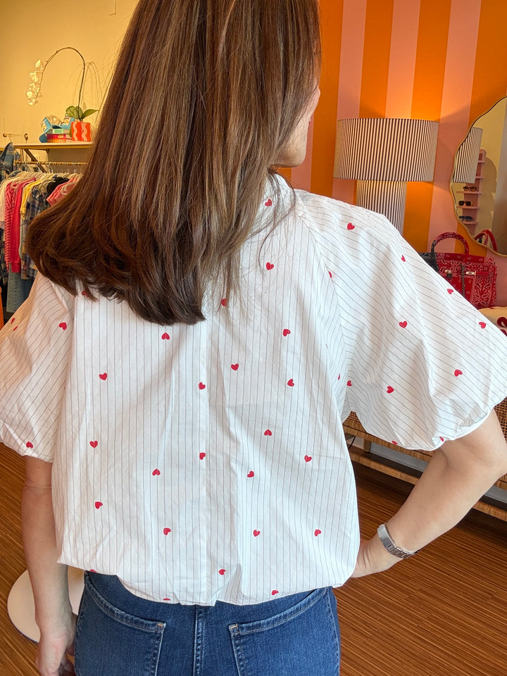 SCATTERED HEARTS TOP