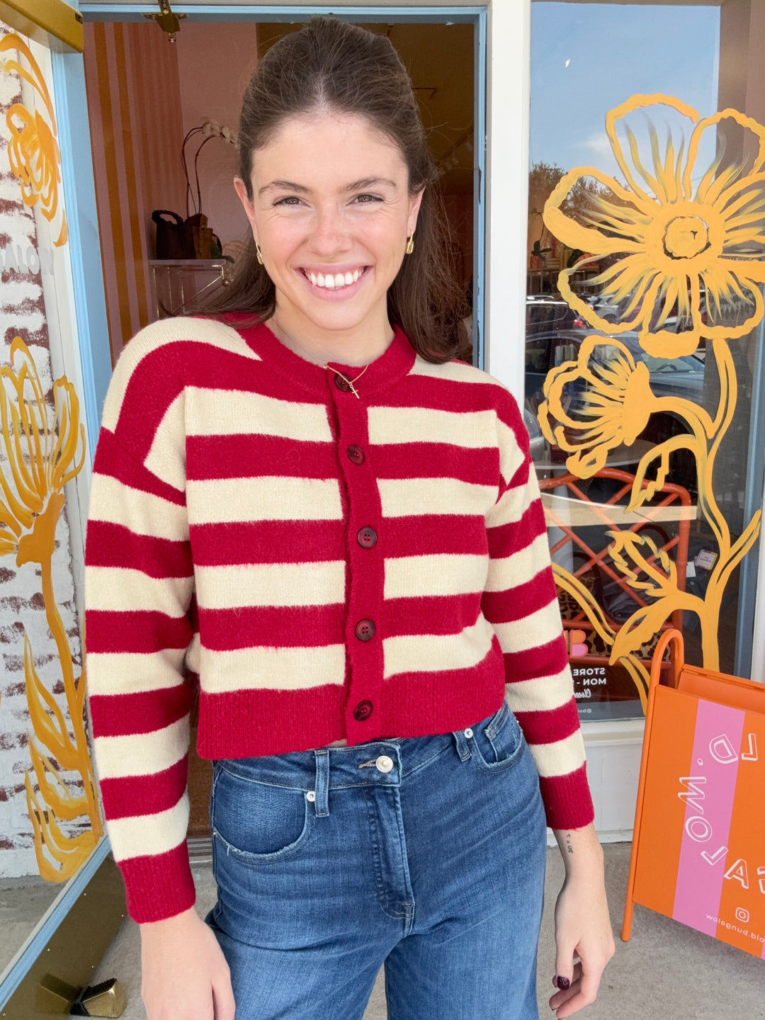 FIONA CHERRY CARDIGAN