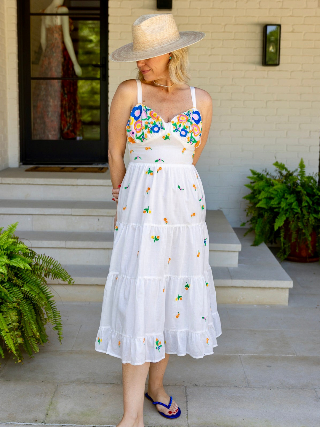 EASTERLEY EMBROIDERED DRESS