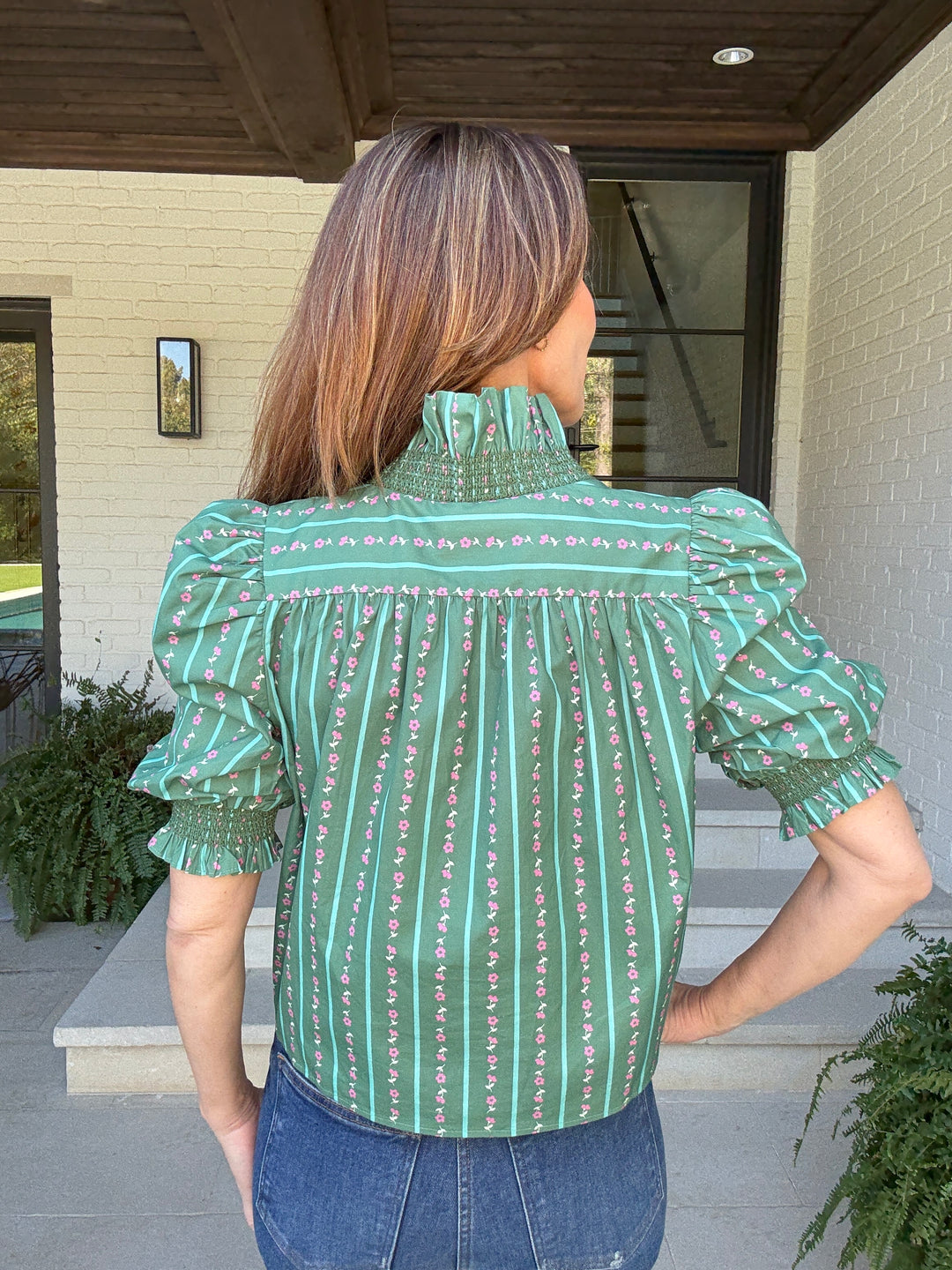 FAIRCHILD FLORAL TOP