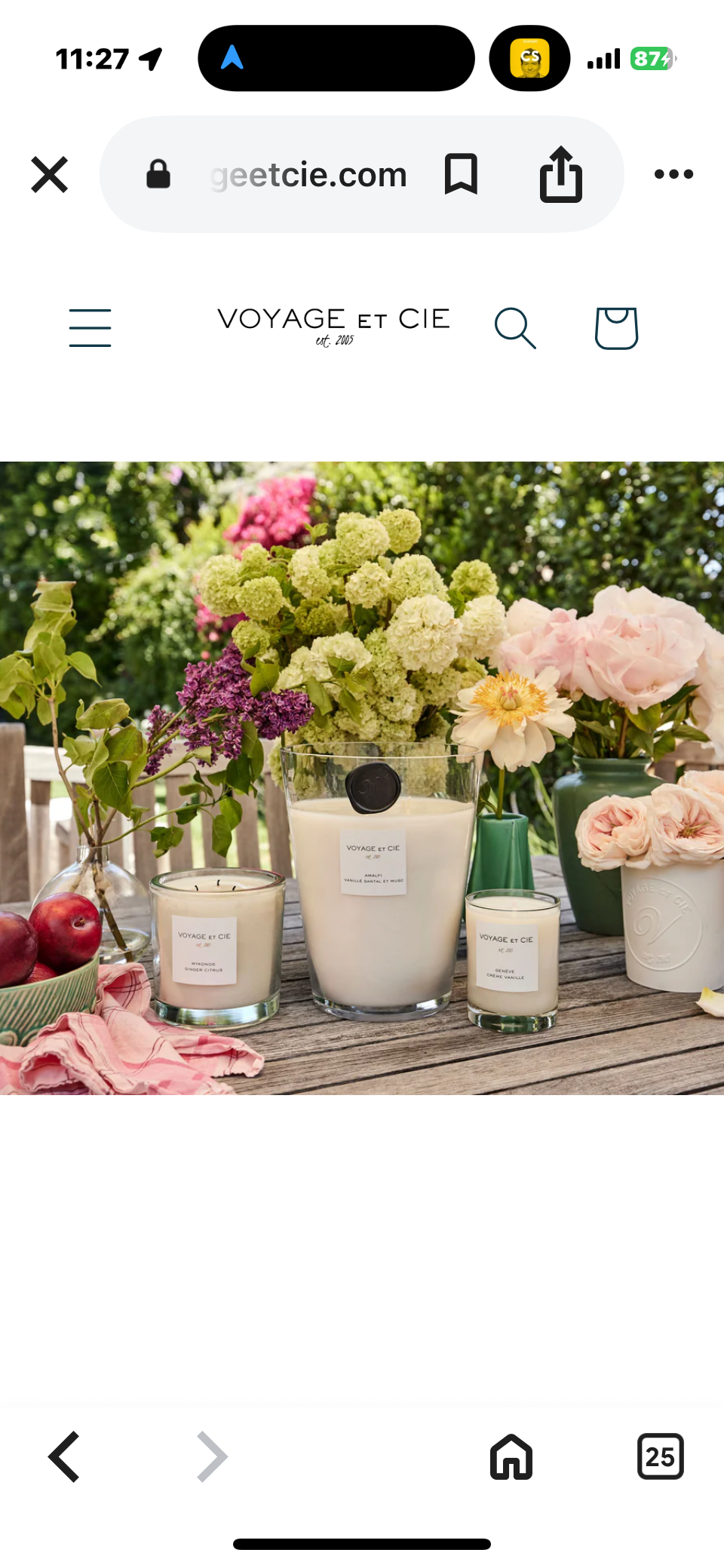 VOYAGE ET CIE 120 OZ SANTAL