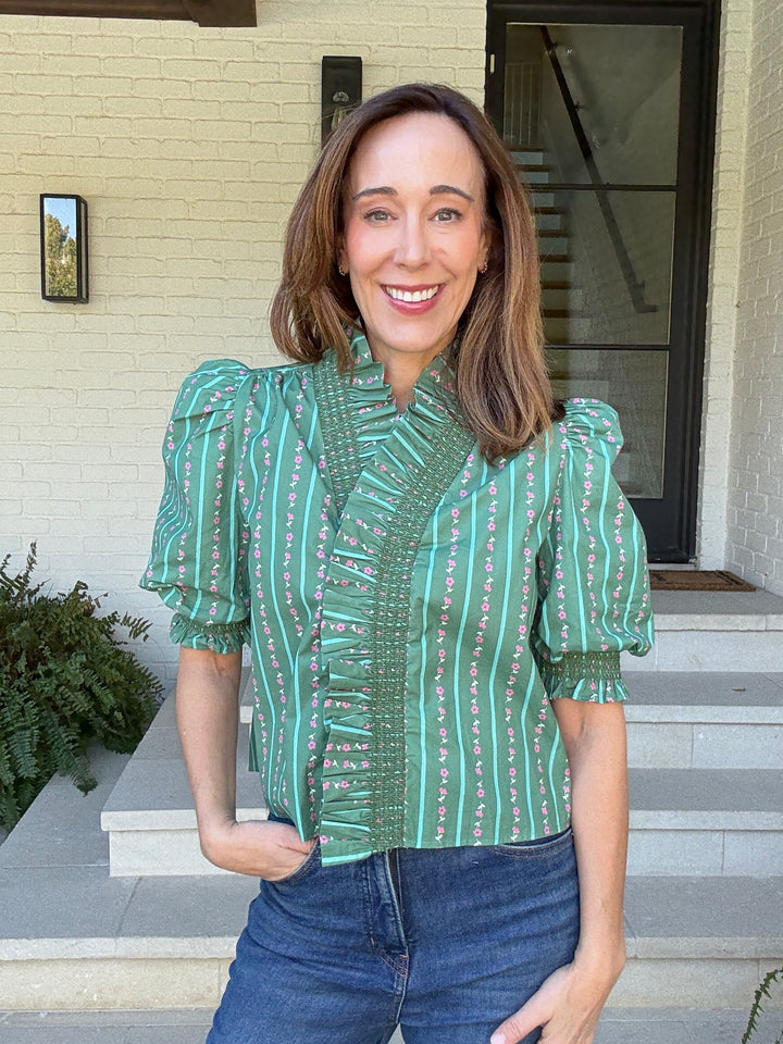 FAIRCHILD FLORAL TOP