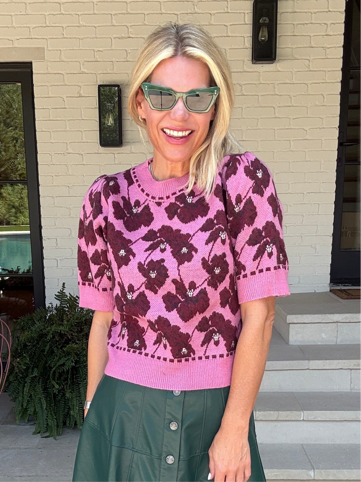 FINLEY FLORAL KNIT